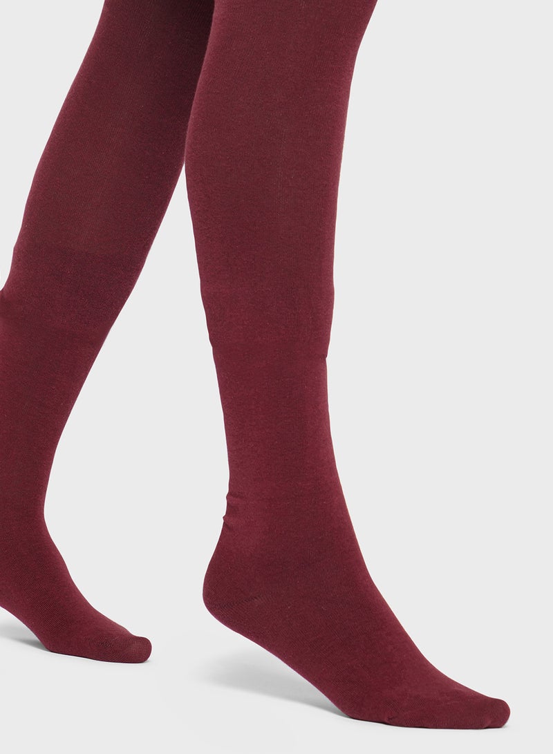 جينجر جوارب طويلة بلون سادة - Image 3