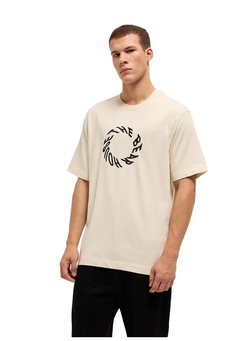 The Bear House  Men’s Short Sleeve T-Shirt | Casual, Comfortable & Stylish Everyday Wear | Perfect for Work, Travel, or Relaxed Outfits | Versatile All-Season Essential for Any Occasion for Men | Best Price UAE
