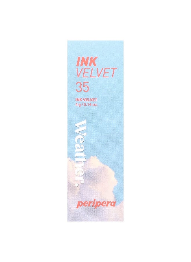Peripera Peripera, Ink Velvet Lip Tint, Weather, 35 Spring Salmon, 0.14 oz (4 g)  - Image 2