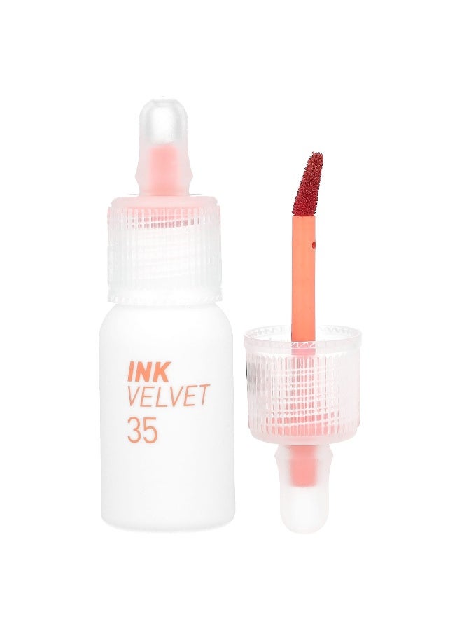 Peripera Peripera, Ink Velvet Lip Tint, Weather, 35 Spring Salmon, 0.14 oz (4 g)  - Image 1