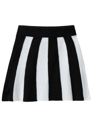 Girls Skirt With Vertical Stripes
