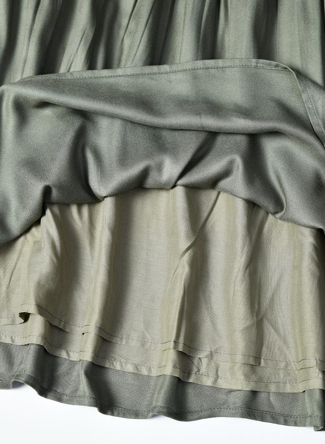 بيلا مودا فستان زيتوني مطرز - Image 5