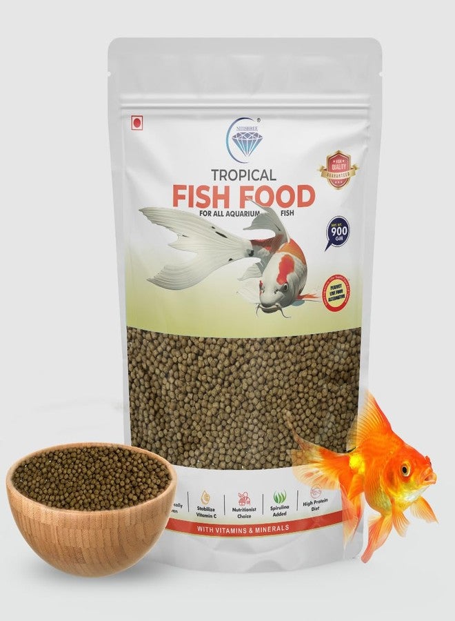 Nitishree All Life Stages Optimum Fish Food (Mini Pellet)- 1 Kg - Image 1