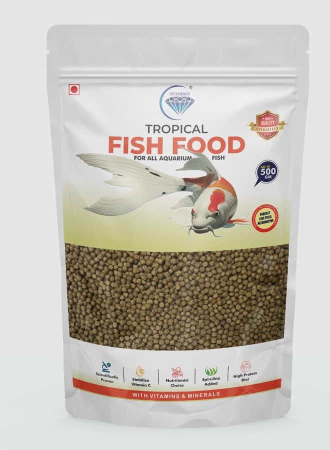 Nitishree All Life Stages Optimum Fish Food (Mini Pellet)- 1 Kg - Image 3