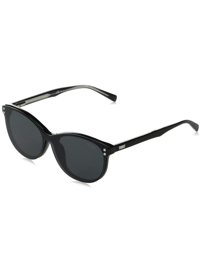 Levi's Women'S Lv 5012/Cs Oval Sunglasses, Black/Grey, 53Mm, 17Mm - Image 1