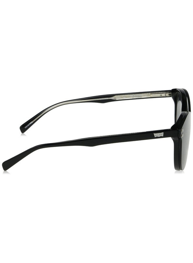 Levi's Women'S Lv 5012/Cs Oval Sunglasses, Black/Grey, 53Mm, 17Mm - Image 3