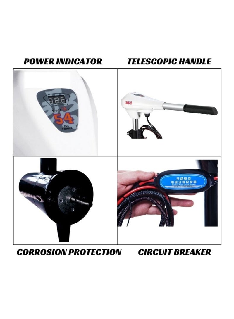 SS WATER SPORTS Kayak Electric Motor D54 12v - Image 1