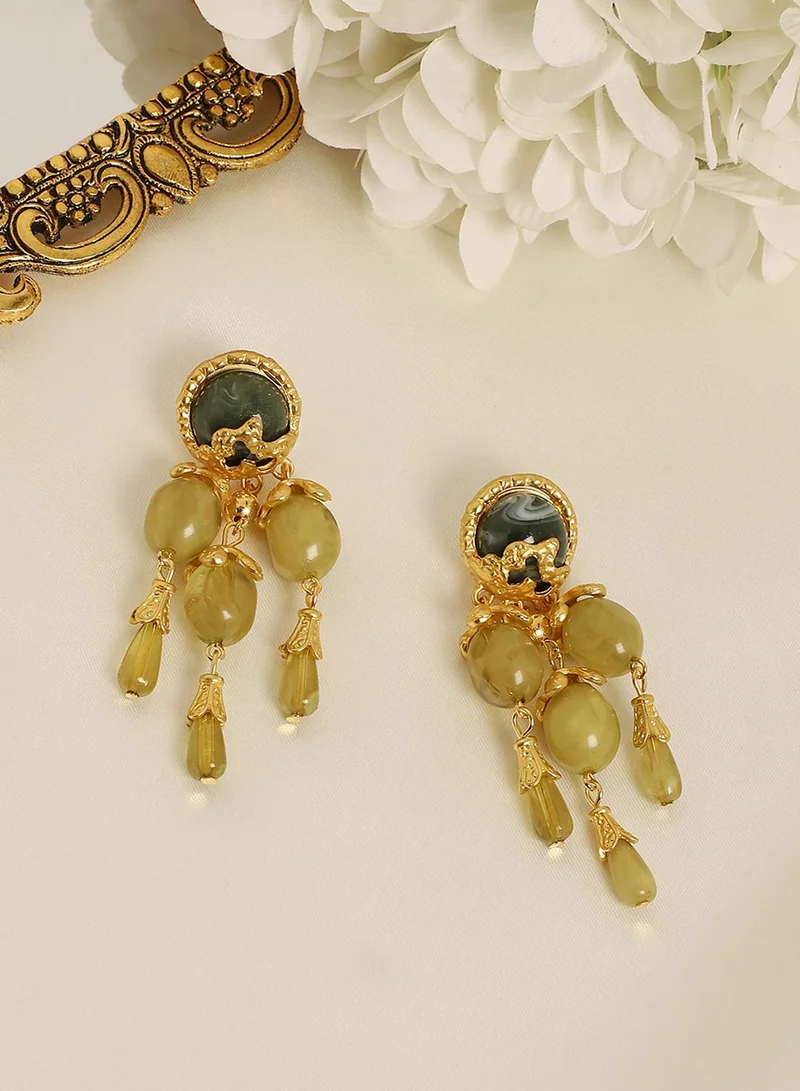 SOHI Radiant Glam Fashionable Artificial Earring Jewellery