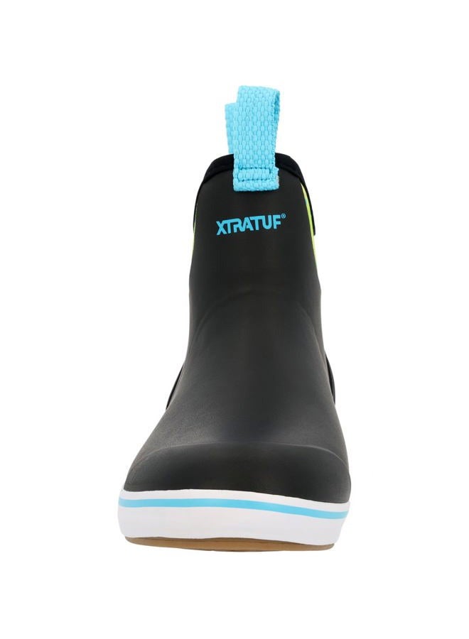 Xtratuf Men's 6 in Ankle Deck Boot Guy Harvey, Black Mahi, 10 - Image 3