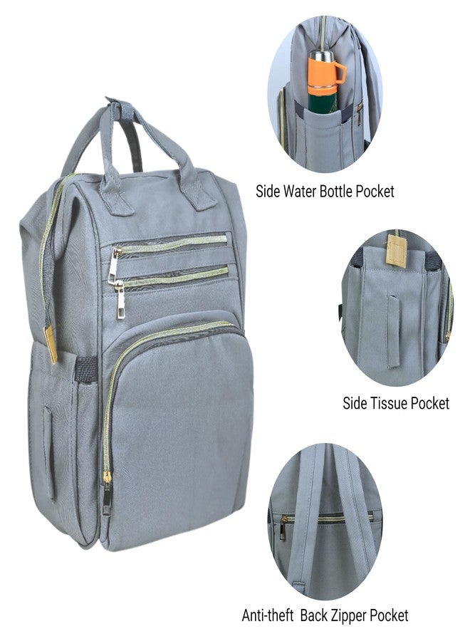 OBABY Baby Diaper Bag spacious/multi-pocket/diaper backpack/fashionable/waterproof/large capacity/durable/Maternity Backpack Cum Tote bag Spacious to Easily Organise Baby Essentials. - Image 4