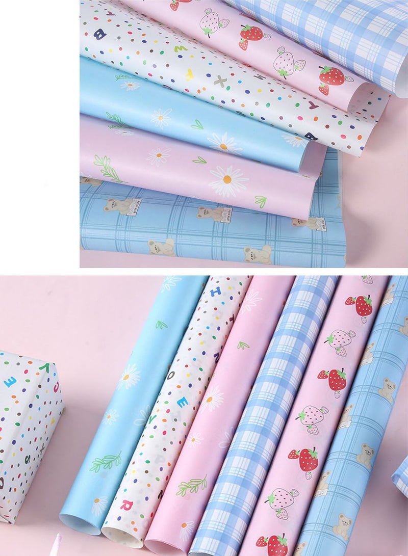 6 Sheets Gift Wrapping Paper Set Box Wrap for Her Him Women Men Gifts Wrapping Best Gifft - Image 2