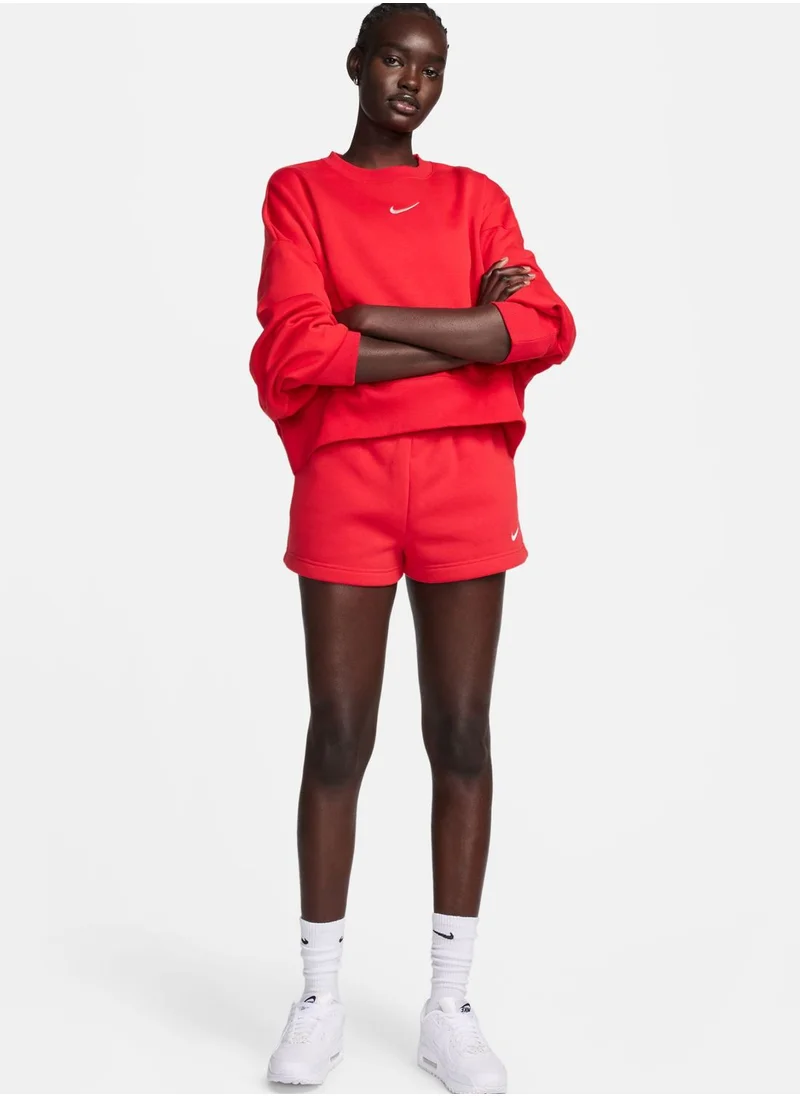 Nike Nsw Phoenix Fleece High Rise Shorts