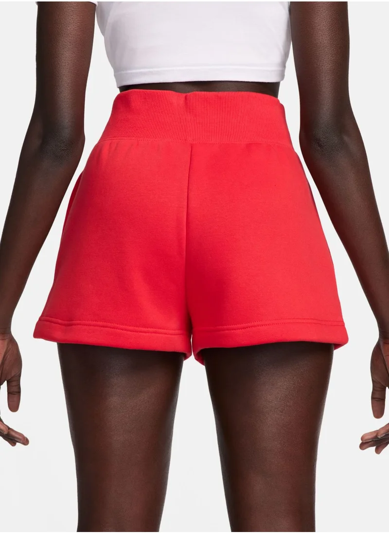 Nike Nsw Phoenix Fleece High Rise Shorts