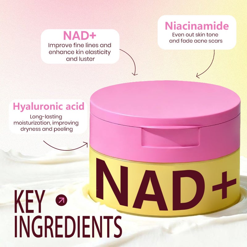 Koec Korean Skin Care Cleaning Set 'S Best-Selling Centella Asiatica Cleansing Pads + Nad Moisturizing Cream - Image 4