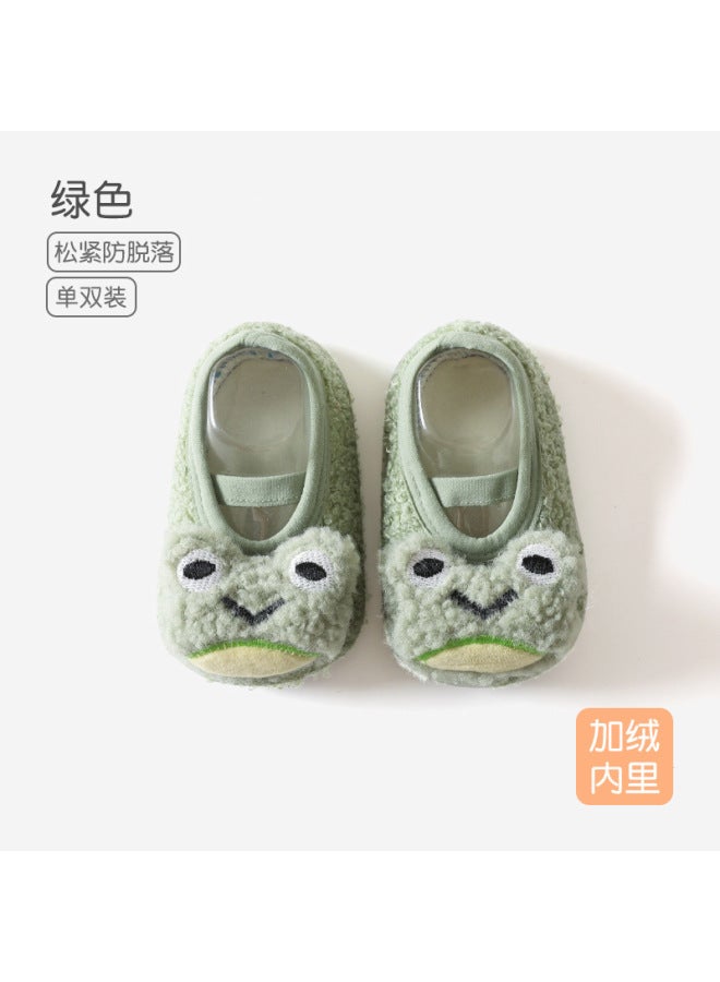 24 Autumn And Winter New Baby Toddler Shoes And Socks Non-slip Kidsren's Indoor Floor Socks Soft Bottom Baby Shoes And Socks Early Education Socks