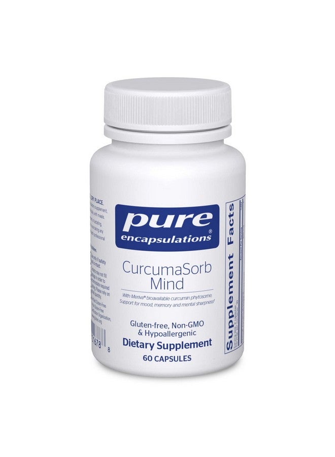 Pure Encapsulations CurcumaSorb Mind | مكمل غذائي لدعم الذاكرة والحدة والوظيفة الإدراكية* | 60 كبسولة - Image 1