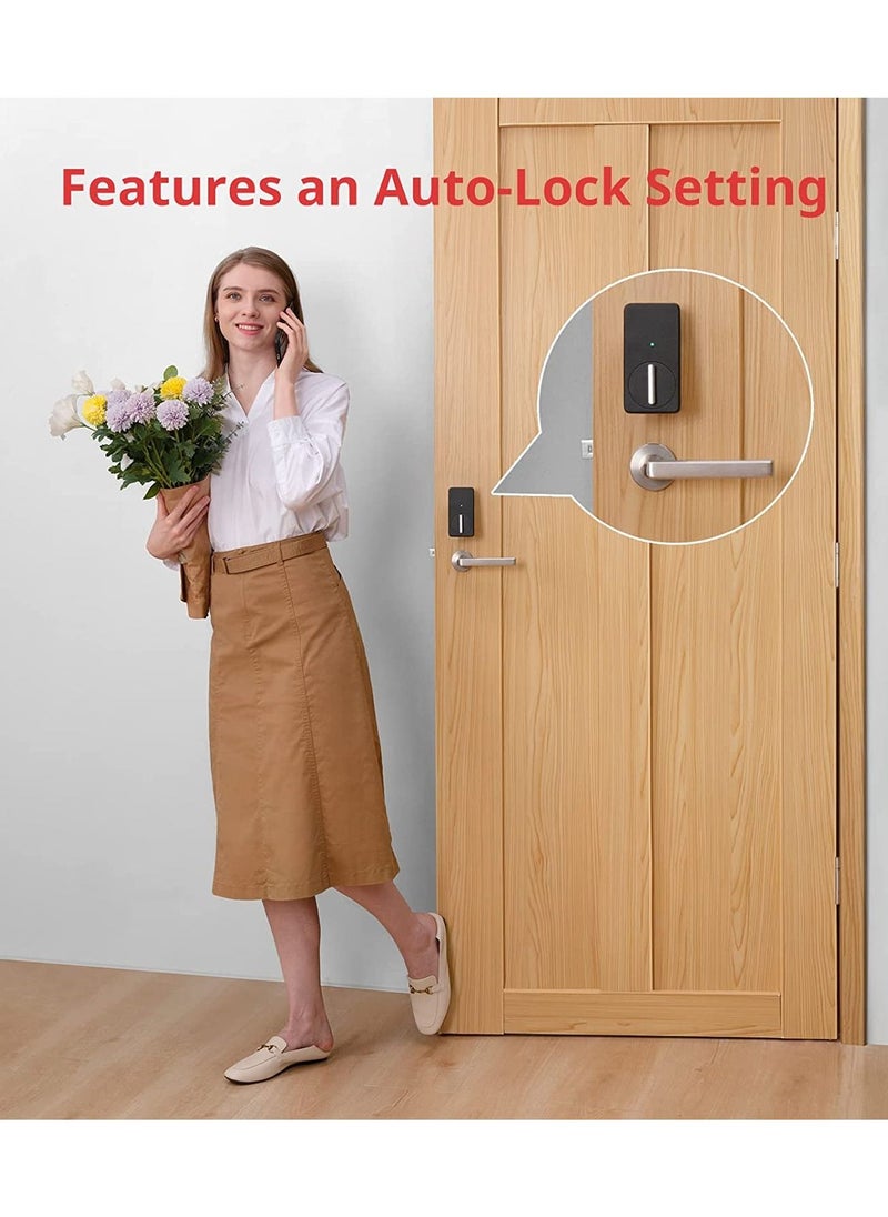 SwitchBot Smart Lock Bluetooth Electronic Deadbolt Keyless Entry Door Lock Smart Lock for Front Door Compatible with WiFi Bridge  - Image 4