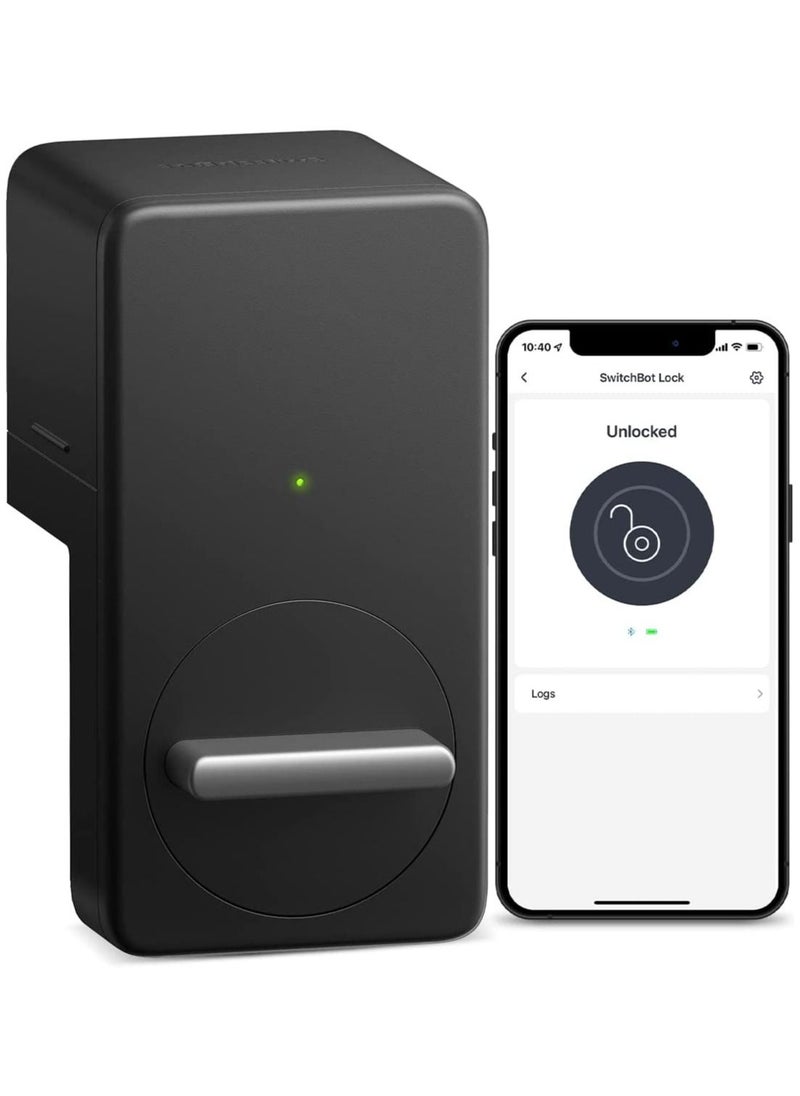 SwitchBot Smart Lock Bluetooth Electronic Deadbolt Keyless Entry Door Lock Smart Lock for Front Door Compatible with WiFi Bridge  - Image 1
