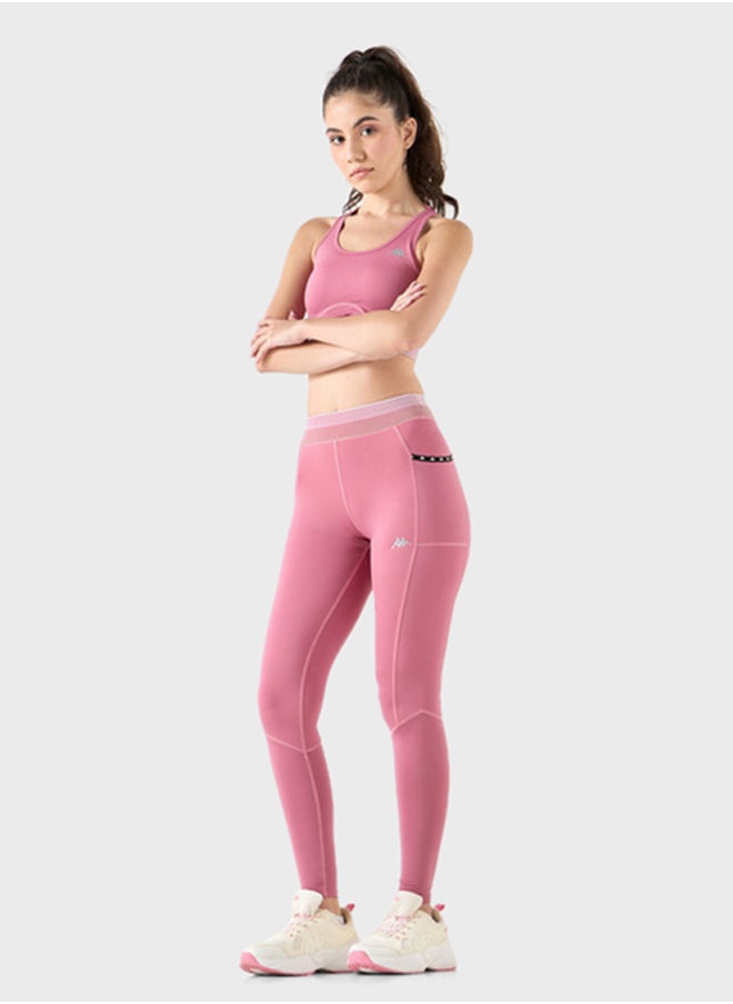 Kappa - Logo Printed Racerback Bra - Image 1