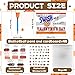Gosodeny 48 Pack Basketball Party Favor Set with Mini Hoop Pens Keychains Stickers Exchange Cards and Gift Bags Bulk Gifts Sports Birthday Goodie Bag Fillers for Adult - Image 4