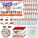 Gosodeny 48 Pack Basketball Party Favor Set with Mini Hoop Pens Keychains Stickers Exchange Cards and Gift Bags Bulk Gifts Sports Birthday Goodie Bag Fillers for Adult - Image 2