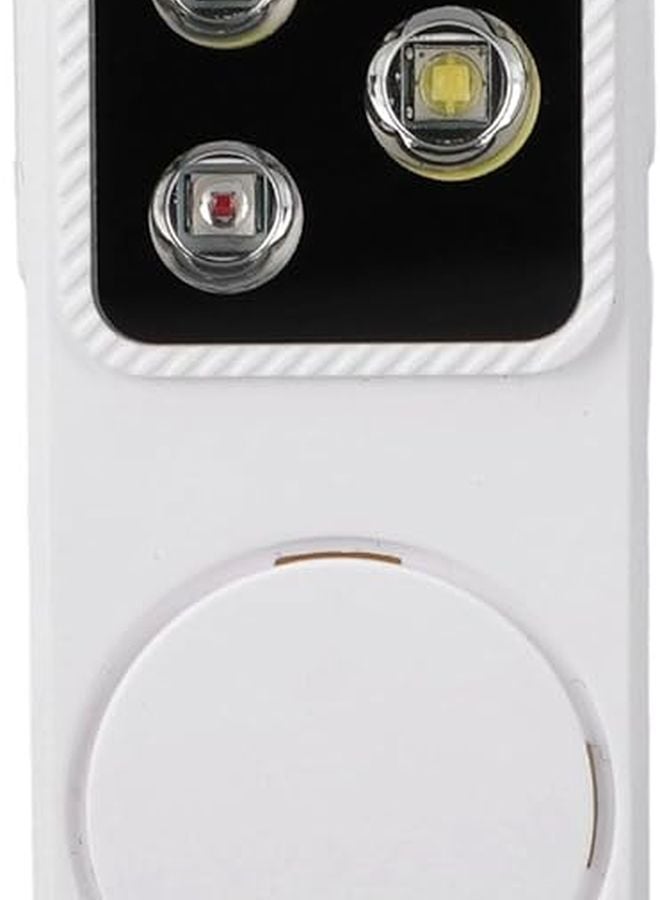Asixxsix 150dB Personal Safety Alarm Keychain USB Rechargeable Type C White - Image 2