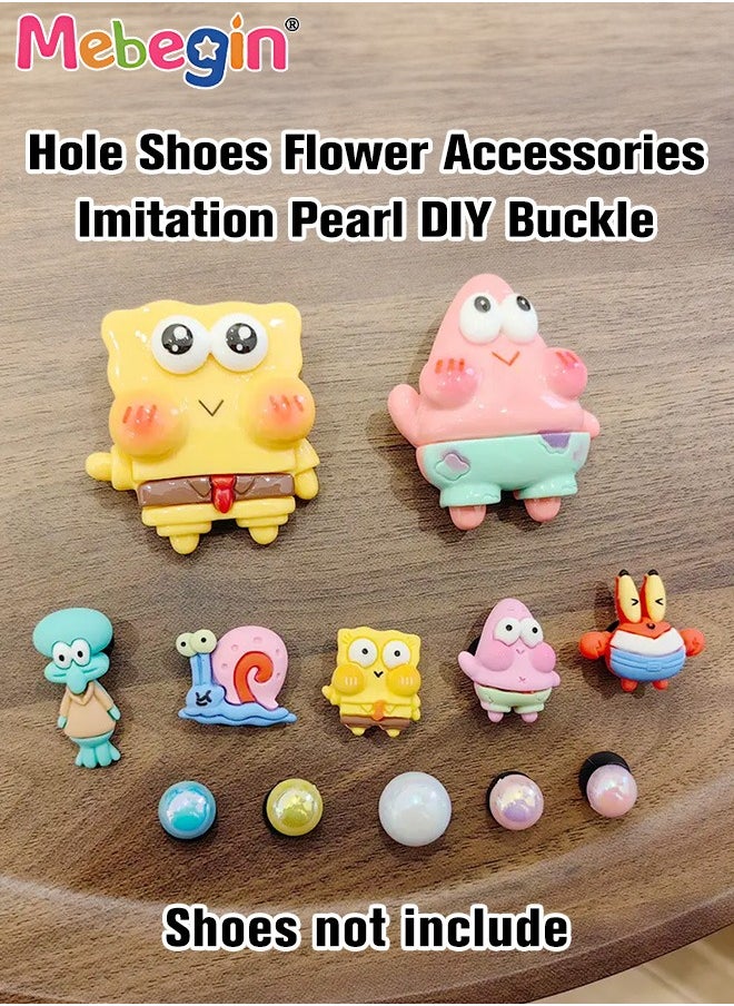 MEBEGIN 12 Pieces 3D Cartoon for Crocs Footwear, Adorable Accessories Set for Shoes, DIY Matching Shoe Decoration, Dazzling Colorful Hole Shoe Jewelry Charms, Easy to Install and Take off(Not Incleded Shoes)  - Image 4