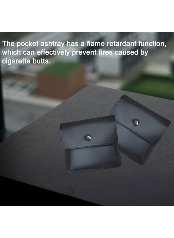 Reusable Pocket Ashtray 1pc Portable Durable Outdoor Smokers Cigarette Case - Image 5