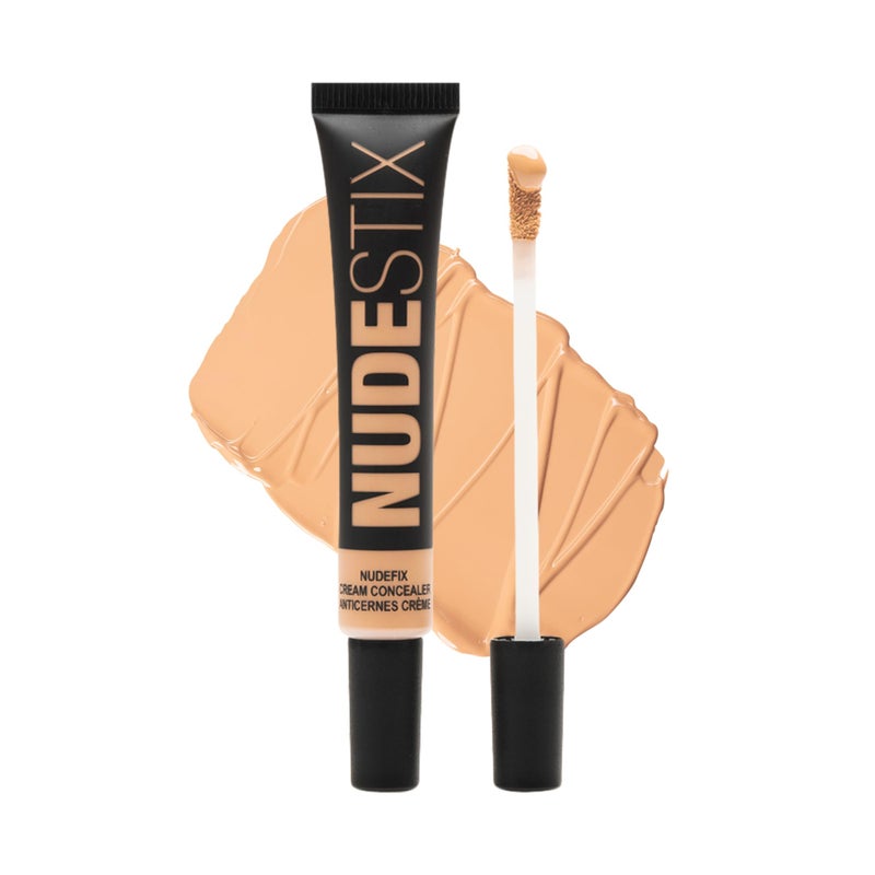 Nudestix NUDEFIX Cream Concealer Hydrating Buildable Liquid Concealer for Dark Circles Redness Blemishes SkincareInfused Natural Finish Clean Vegan FragranceFree Shade Nude 45 - Image 2