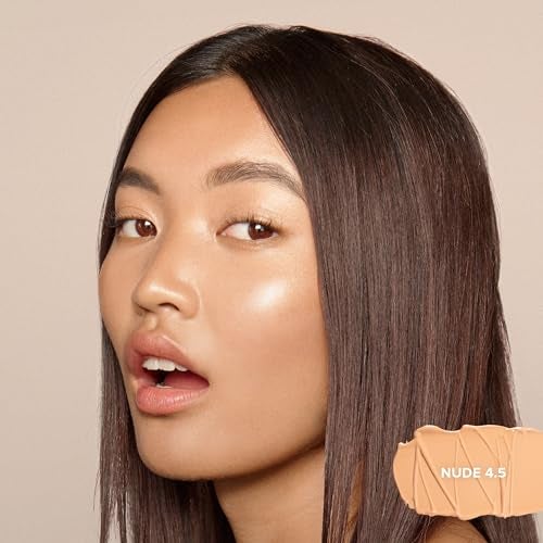Nudestix NUDEFIX Cream Concealer Hydrating Buildable Liquid Concealer for Dark Circles Redness Blemishes SkincareInfused Natural Finish Clean Vegan FragranceFree Shade Nude 45 - Image 3