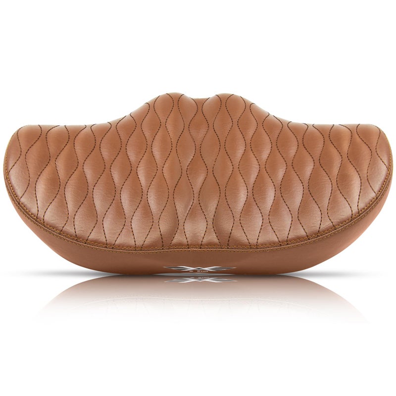 X WING New-Age Noseless Bike Seat Cushion for Men & Women - Extra Padding & Wide - Suitable for City, Electric, Stationary Bikes - Compatible with Peloton Bikes â€“ Wide Winged Bike Seat with Cushion - Image 1