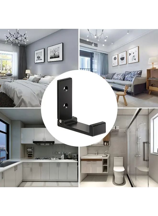 Mixed Color Foldable Wall Hooks Heavy Duty Aluminum Alloy Mount For Coat Towel Headphone - Image 5