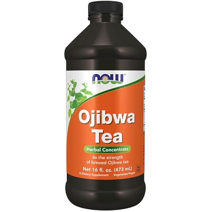 now Supplements, Ojibwa Tea Concentrate, 6x the strength of brewed Ojibwa Tea, Herbal Concentrate, 16-Ounce - Image 1