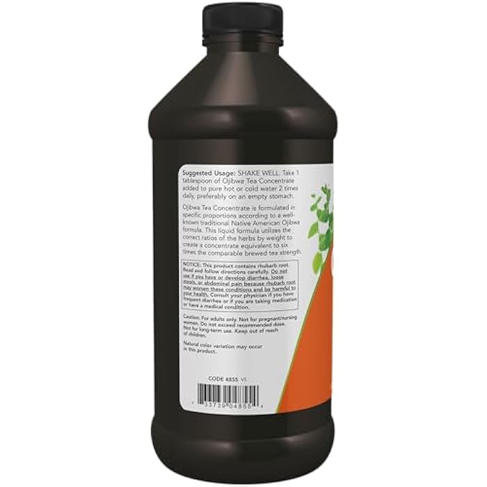 now Supplements, Ojibwa Tea Concentrate, 6x the strength of brewed Ojibwa Tea, Herbal Concentrate, 16-Ounce - Image 3