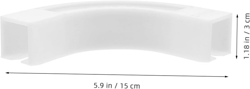 Garneck Room Divider Curtain Track Connector Corner for Ceiling Mounted Curtain Rails for Home Heavy Duty Design for Easy Installation - Image 5