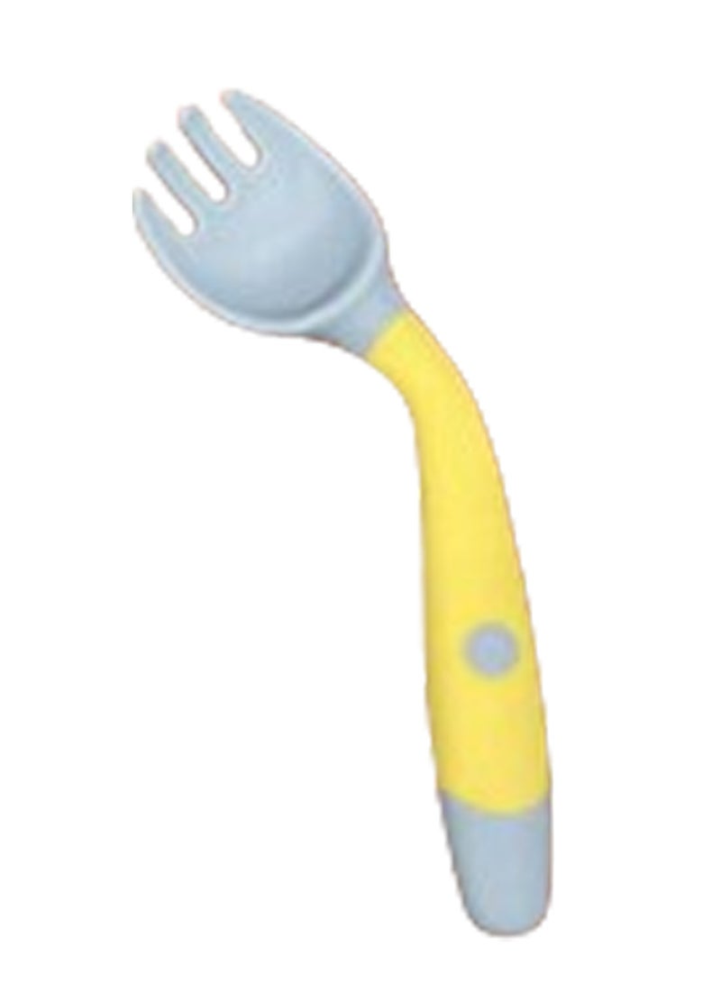 Red Blossom Bendable fork spoon Yellow color  - Image 4