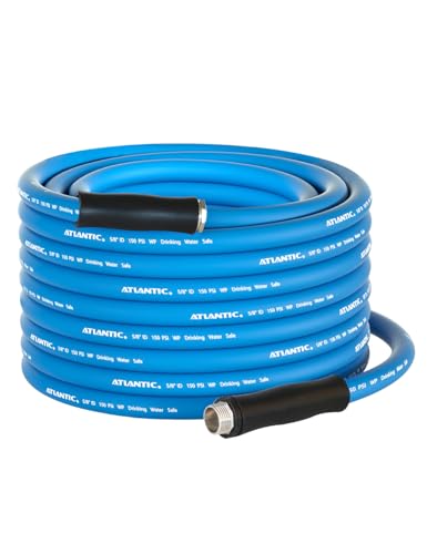 Atlantic RV Drinking Water Safe Hose 75 ft Short Garden Hose ExtensionLightweight Lead BPA PhthalateFree and PVCFree - Image 1