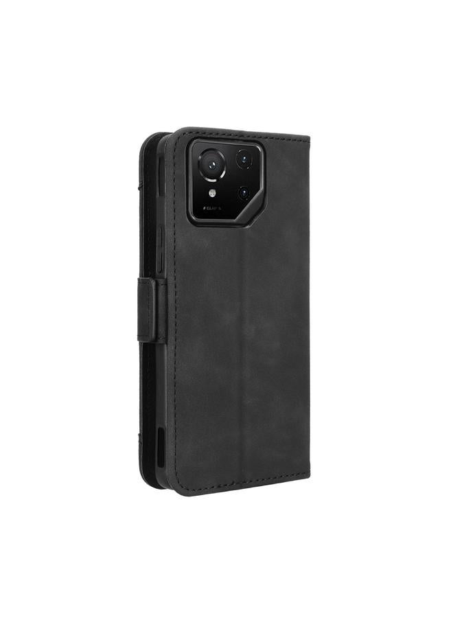 Zaboon Case For ASUS ROG Phone 9 / 9 Pro Skin Feel Calf Texture Card Slots Leather Phone Case - Image 3