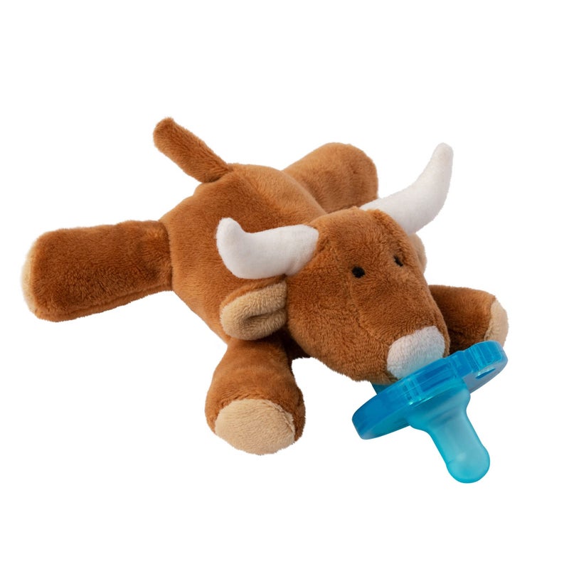 WubbaNub Infant Pacifier - Longhorn Bull - Image 1