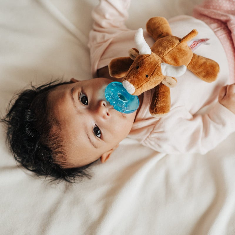 WubbaNub Infant Pacifier - Longhorn Bull - Image 4
