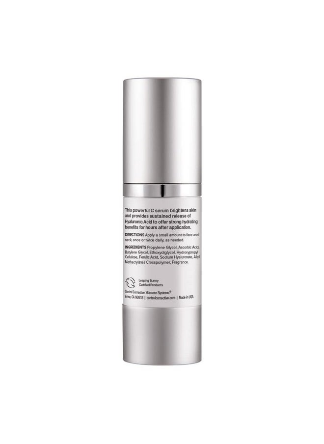 CONTROL CORRECTIVE SKIN CARE SYSTEMS - Control Corrective C Defense Serum With Polypore Technology Advanced Vitamin C Serum Plus Hyaluronic Acid Poly Pore Delivery System Time Releases Actives Sustains Hydration Throughout The Day - Image 1