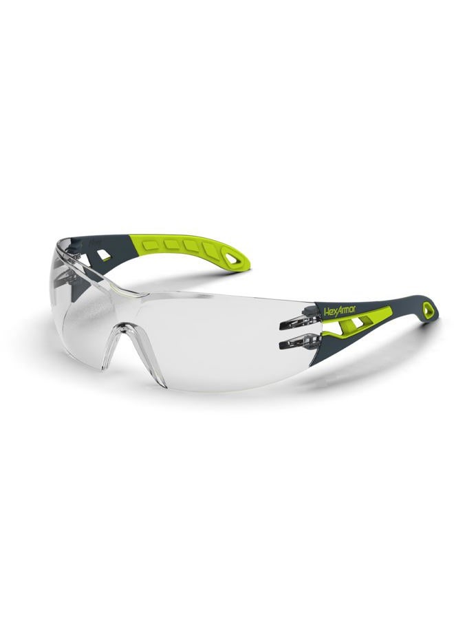 HEXARMOR MX200 Safety Glasses, Clear Lens, TruShield-2F Anti-Fog Coating, Single - Image 1