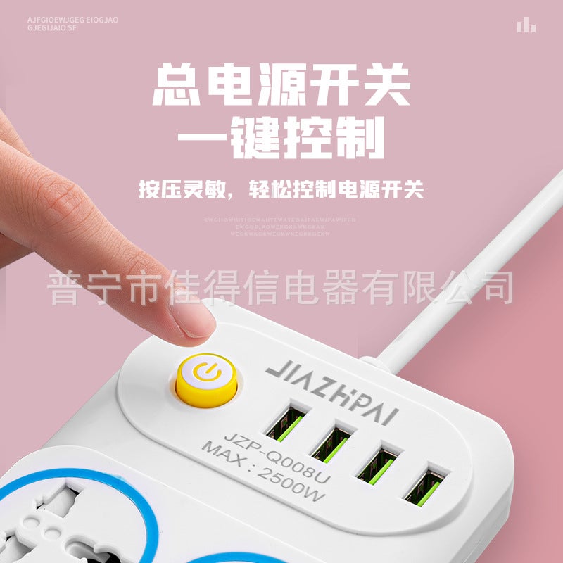 Exports To Africa, Southeast Asia, Thailand, Philippines, Vietnam, E-Commerce Multi-Functional Socket With Usb - Image 5