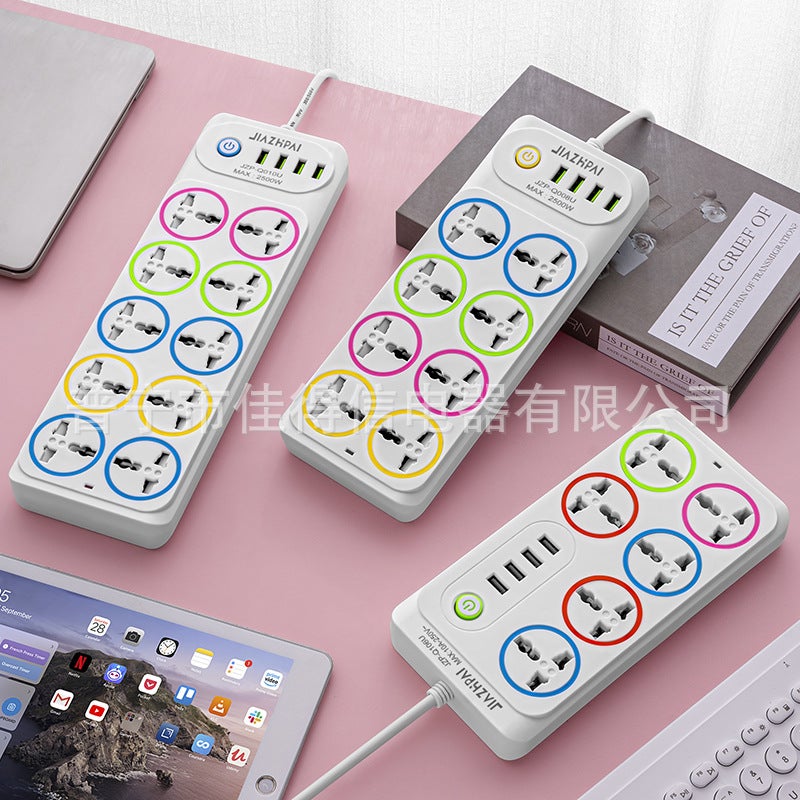 Exports To Africa, Southeast Asia, Thailand, Philippines, Vietnam, E-Commerce Multi-Functional Socket With Usb - Image 3
