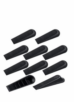 Excefore Door Stoppers Wedge Heavy Duty Door Wedge, 10 Pcs Non-Slip Door Jammer, Plastic Door Stop Wedges for Home and Office, Interior Bathroom, Kitchen, Children's Room Door  - Image 1