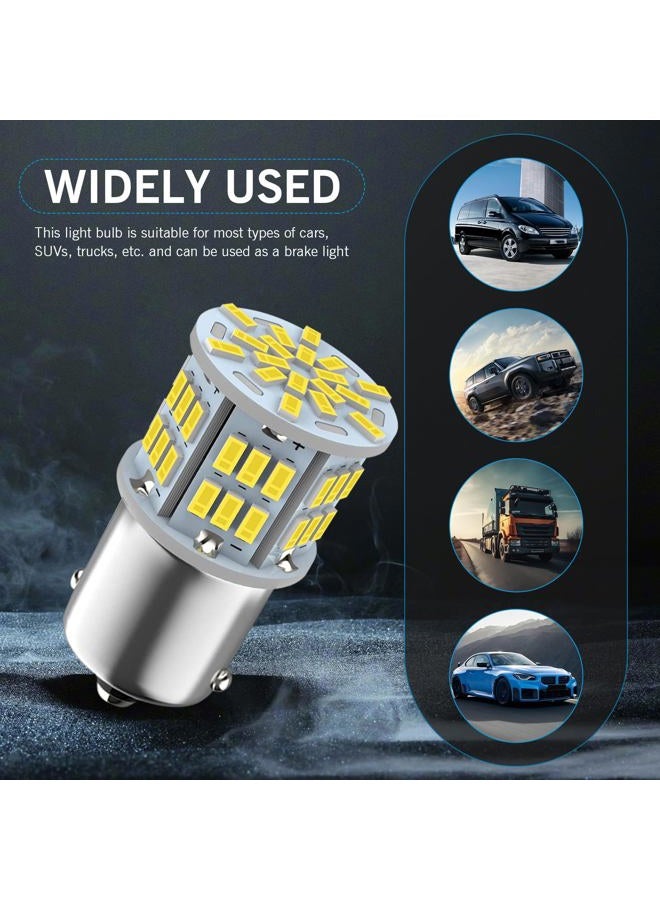 waswale 2 PCS 1156 LED Bulb Reversing Light, Single Contact 6800K Super Bright Turn Signal Bulb, 1141 1003 7506 BA15S Bulb, Universal for Most Cars (White) - Image 4