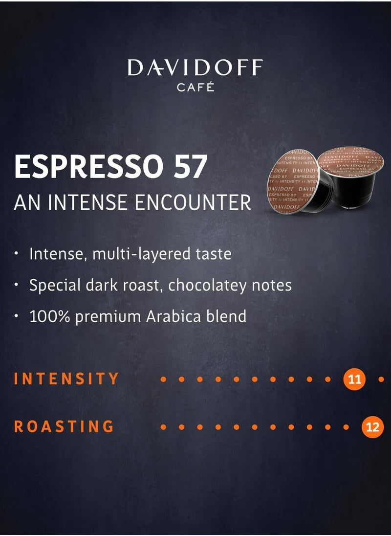 Davidoff Nespresso Espresso 57 Ristretto Dark and chocolatey Coffee Capsules 55g  - Image 4