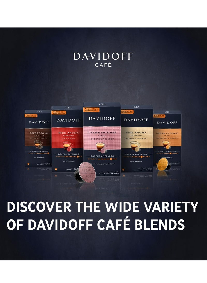 Davidoff Nespresso Espresso 57 Ristretto Dark and chocolatey Coffee Capsules 55g  - Image 5