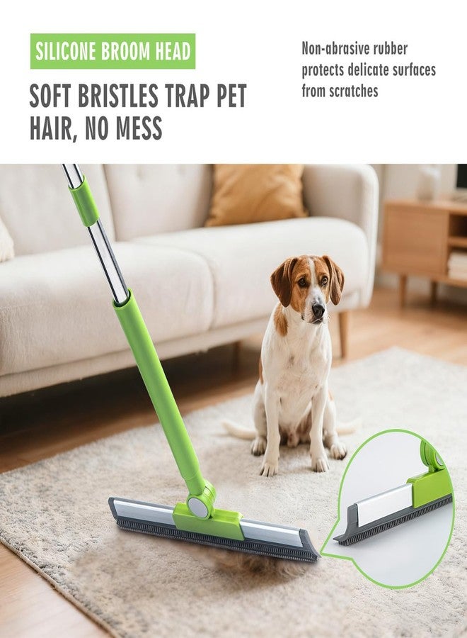 MXF Pet Hair Remover Kit - Including Carpet Rake & Large Lint Roller, 2 in 1 Pet Hair Removal Tool Cat Dog Fur Rakes Scraper Carpet Broom for Carpets, Rugs, Mats, Pet Beds - Image 4