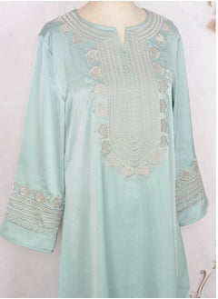 إسكدنيا إمرأة ثوب فضفاض Abaya مسلم مطرز مساء ثوب  - Image 2